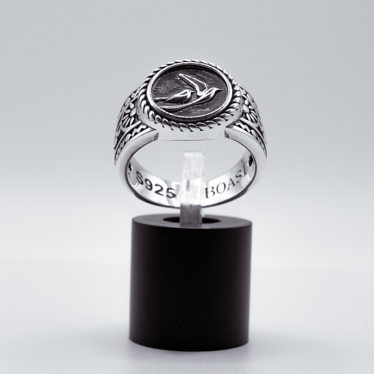 Anillo Freedom de plata 925 BOASI, vista lateral