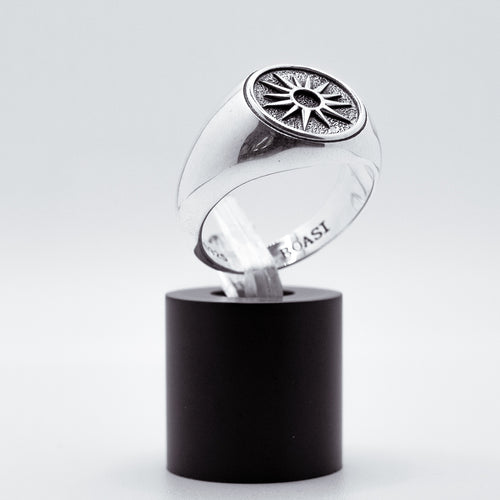 Anillo Star de plata 925 BOASI, vista lateral